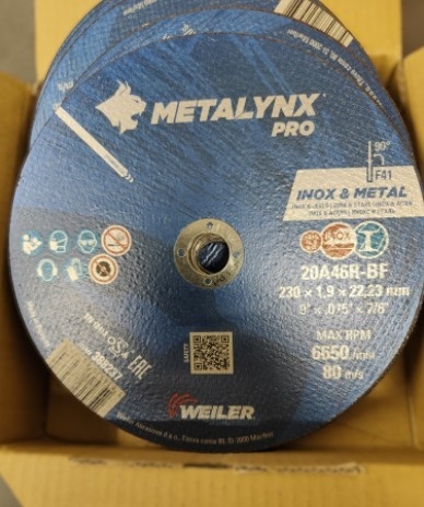 Weiler Metalynx PRO Cutting / Slitting Disc