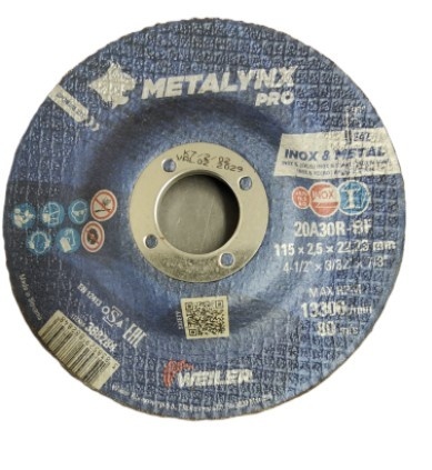 Weiler Metalynx PRO Cutting / Slitting Disc