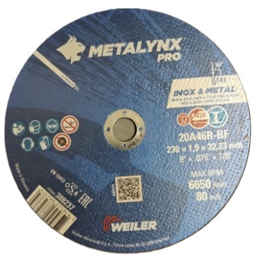 Weiler Metalynx PRO Cutting / Slitting Disc