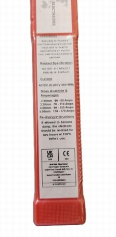 Cast Iron Electrodes NIFe x 1 Kilo