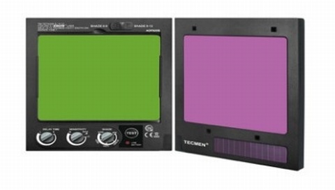 Tecmen Hard Metal Auto Darkening Headshield