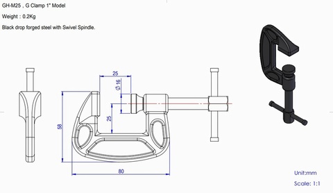 Good Hand G Clamps Extra Heavy Duty