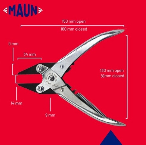 Flat Nose Parallel Plier Return Spring 160 mm