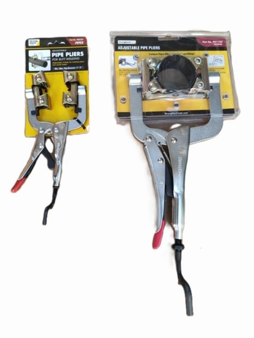 Stronghand Pipe Pliers with V Pads