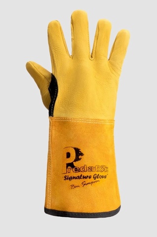 Predator Deer Hide Tig Welding Gauntlets - PRED 6D